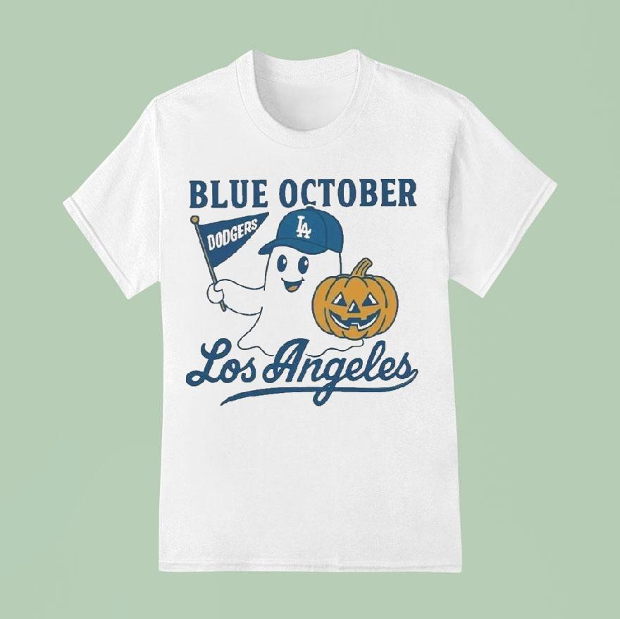 Blue October Ghost Dodgers Shirt
