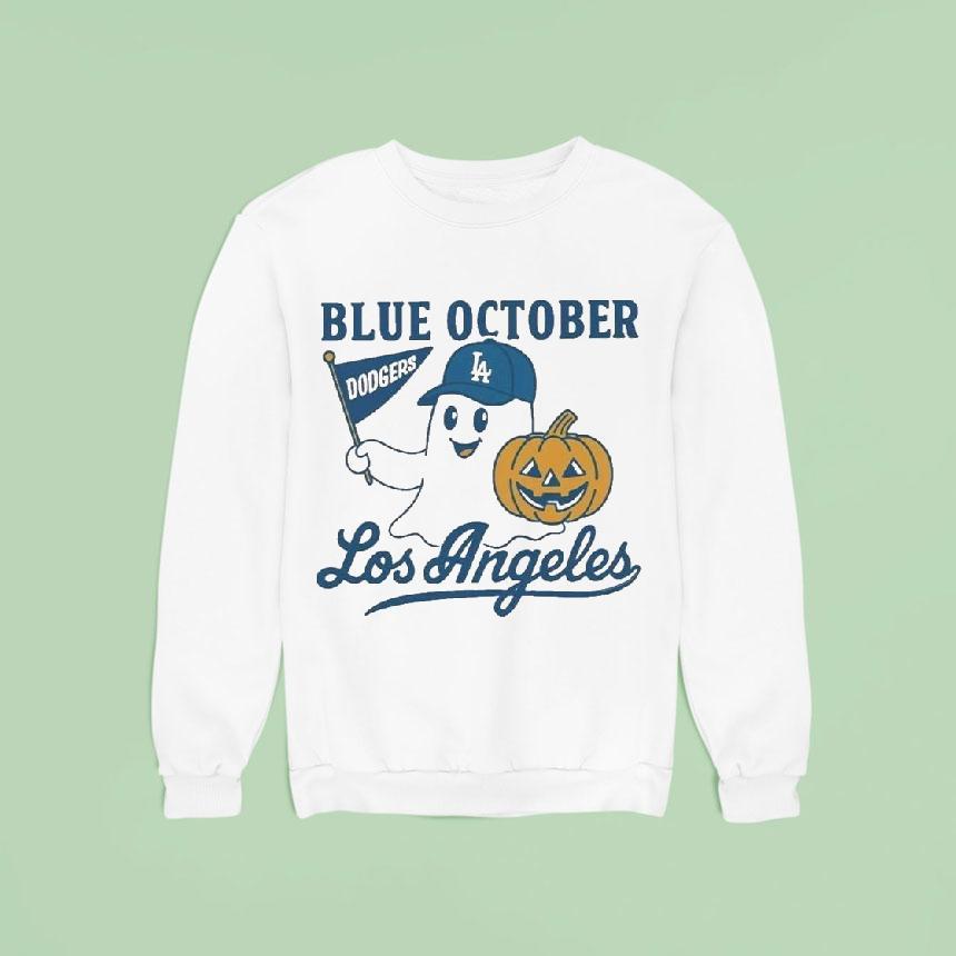 Blue October Ghost Dodgers Shirt Blue October Ghost Dodgers Shirt
