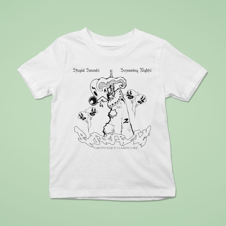 Bodybag Grotesque Hardcore Stupid Souds Screaming Nights Takeyourlyfe Shirt