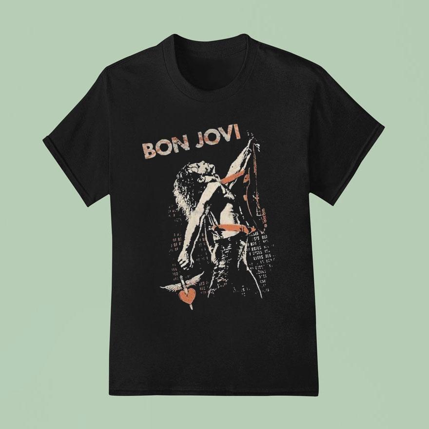 Bon Jovi Bed Of Roses Shirt