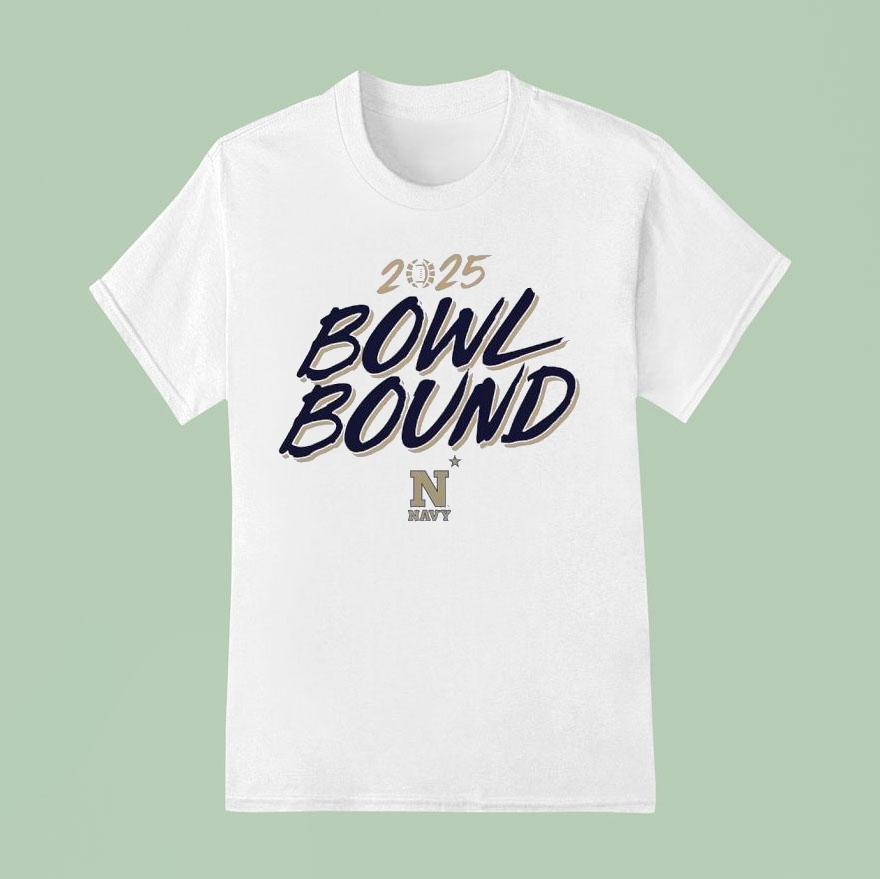 Bowl Bound Navy Midshipmen Football 2025 Shirt