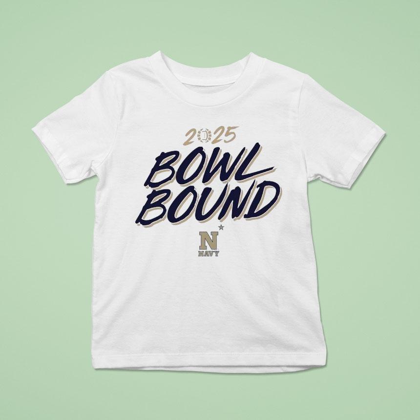 Bowl Bound Navy Midshipmen Football 2025 Shirt