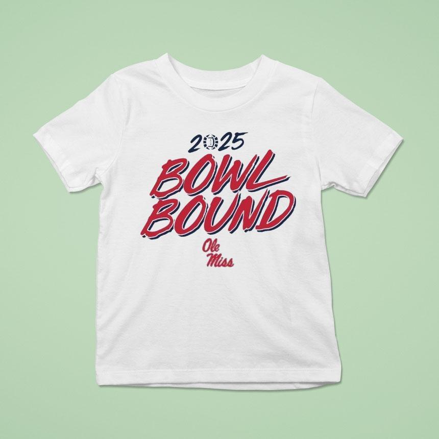 Bowl Bound Ole Miss Rebels Football 2025 Shirt