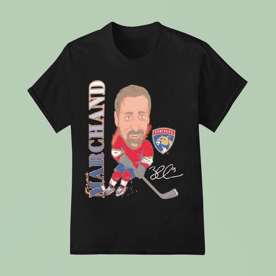Brad Marchand Florida Panthers Hockey Nhl Signature Shirt