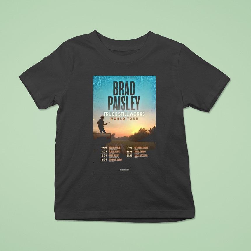 Brad Paisley The Truck Still Works World Tour 2026 Shirt