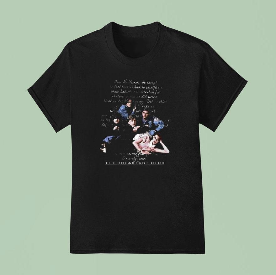Breakfast Club Letter Shirt
