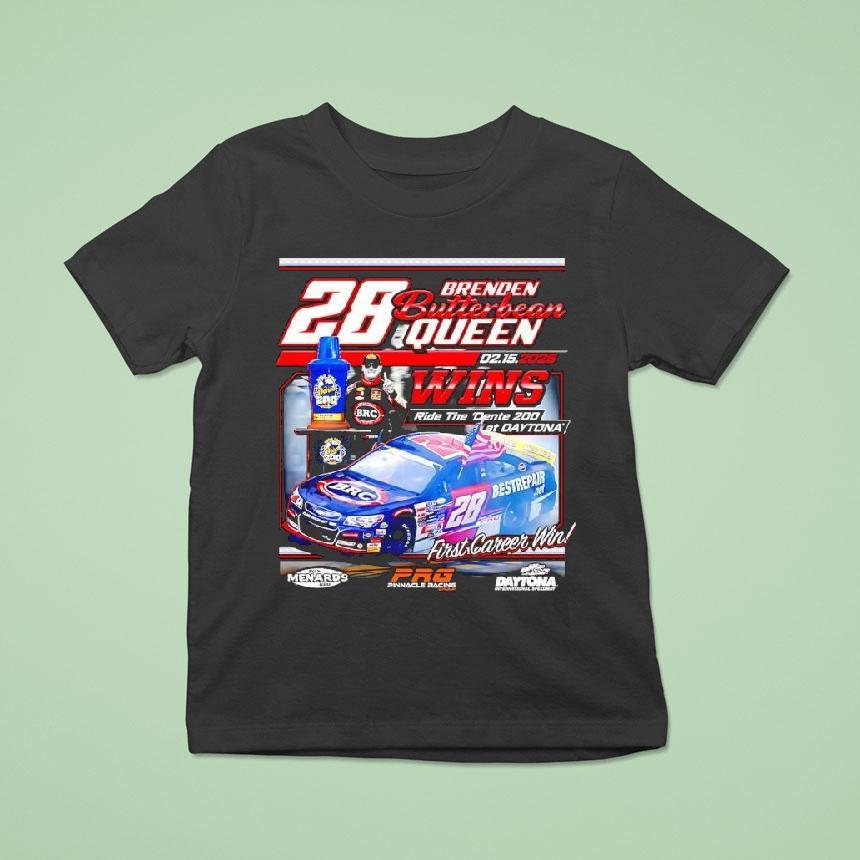 Brenden Butterbean Queen’s First Career Win At Daytona Arca Menards Series Shirt