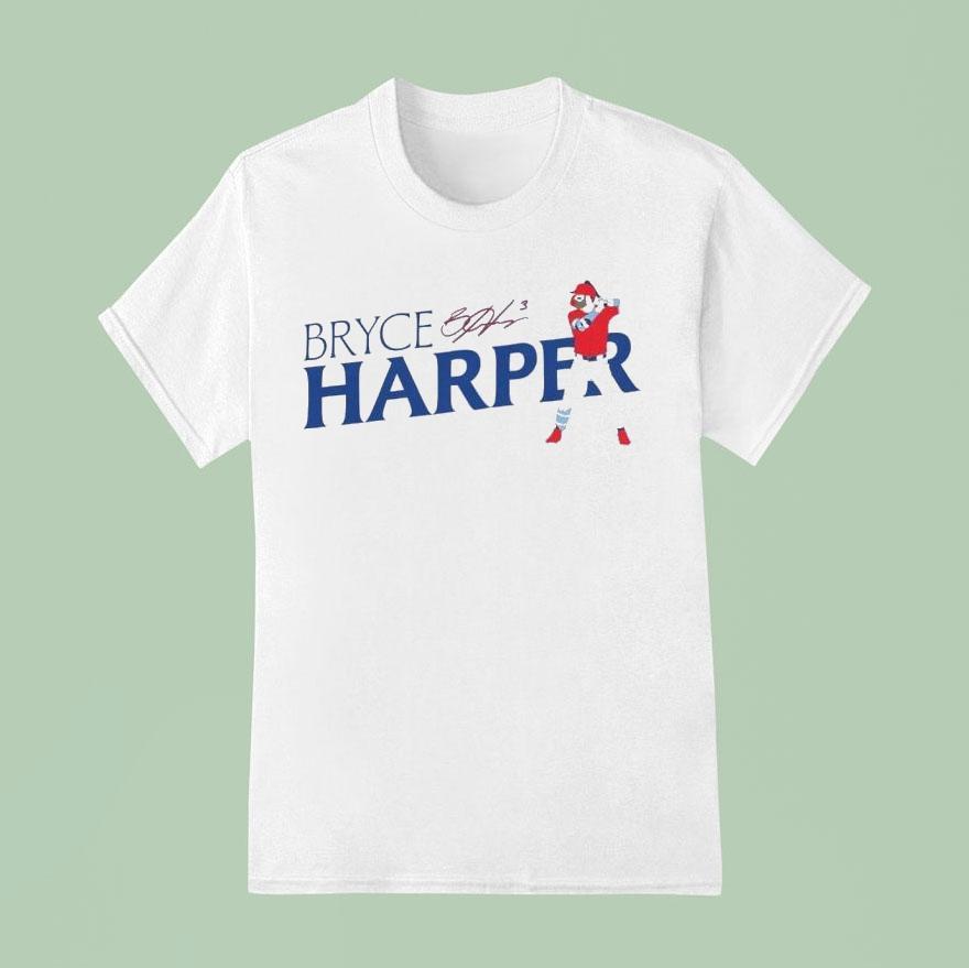 Bryce Harper Philadelphia Phillies Baseball Signature Shirt
