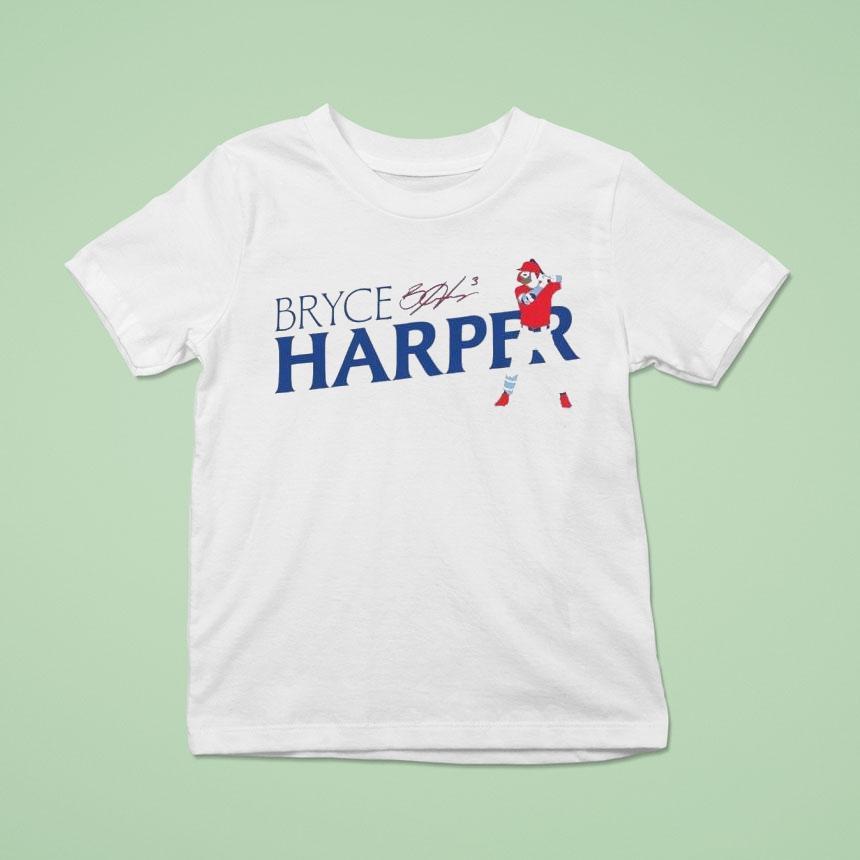 Bryce Harper Philadelphia Phillies Baseball Signature Shirt