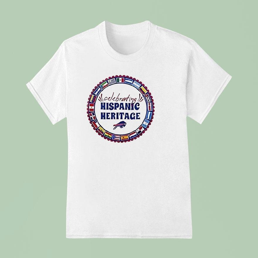 Buffalo Bills Hispanic Heritage Celebration Logo Shirt