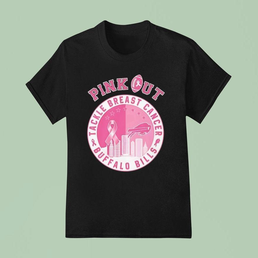 Buffalo Bills Pink Out Tackle Breast Cancer Shirt
