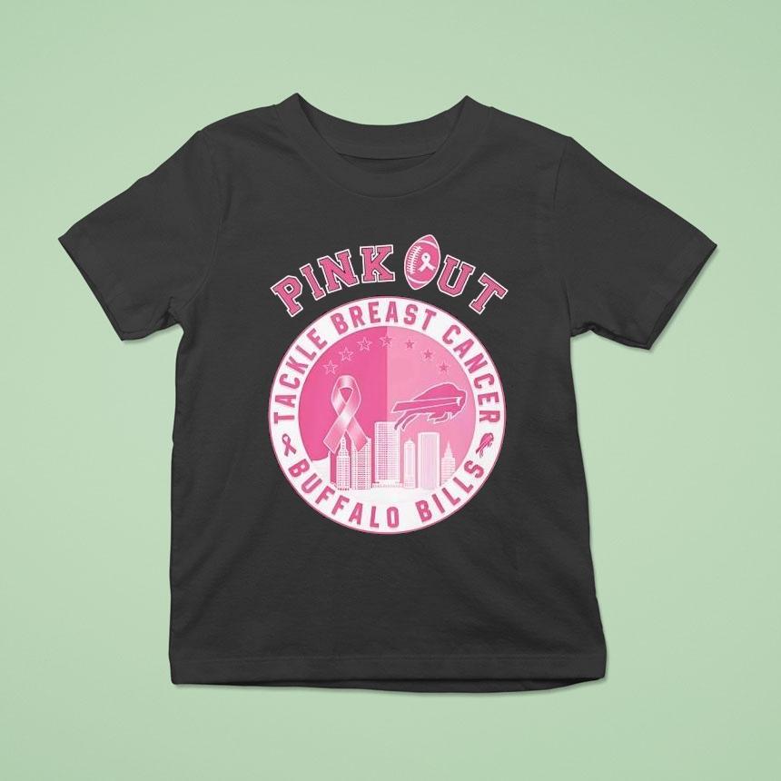 Buffalo Bills Pink Out Tackle Breast Cancer Shirt