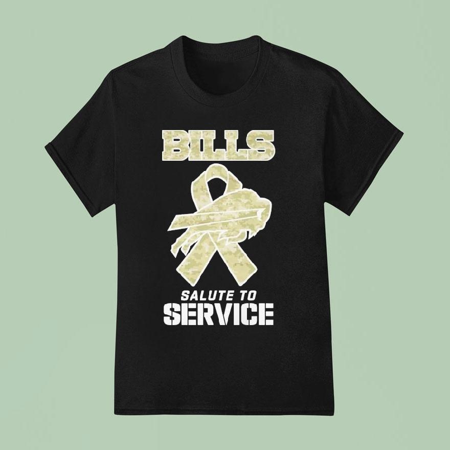 Buffalo Bills Salute To Service Shirt