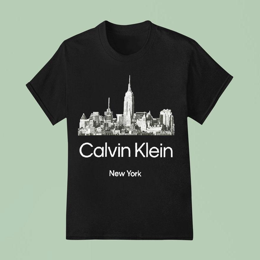 Calvin Klein Nyc Skyline Logo Shirt