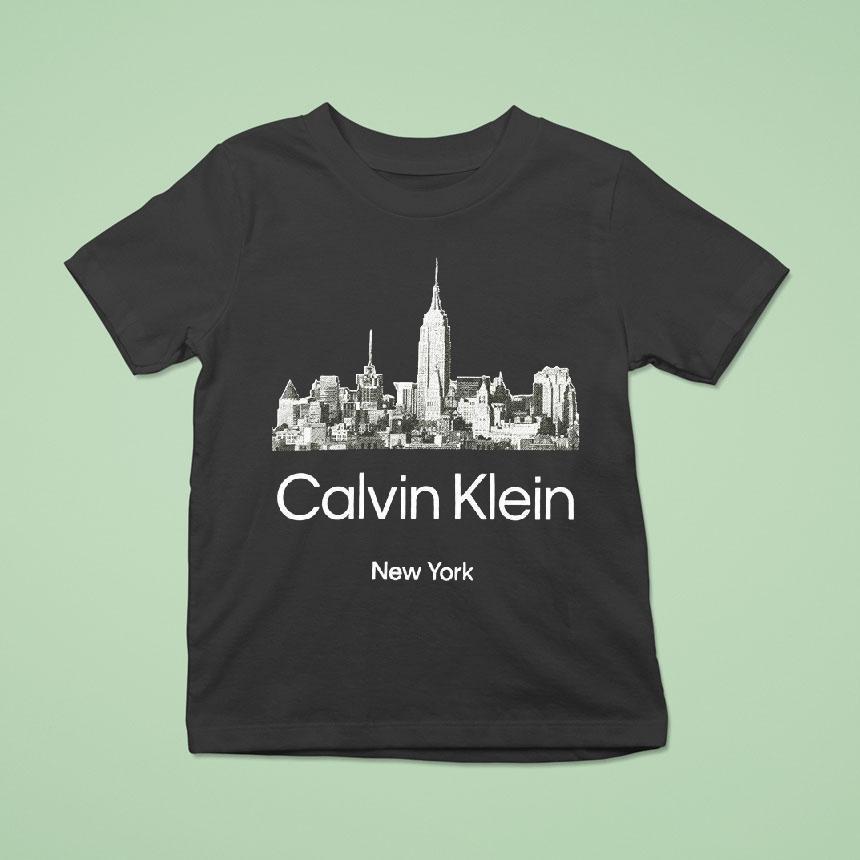 Calvin Klein Nyc Skyline Logo Shirt