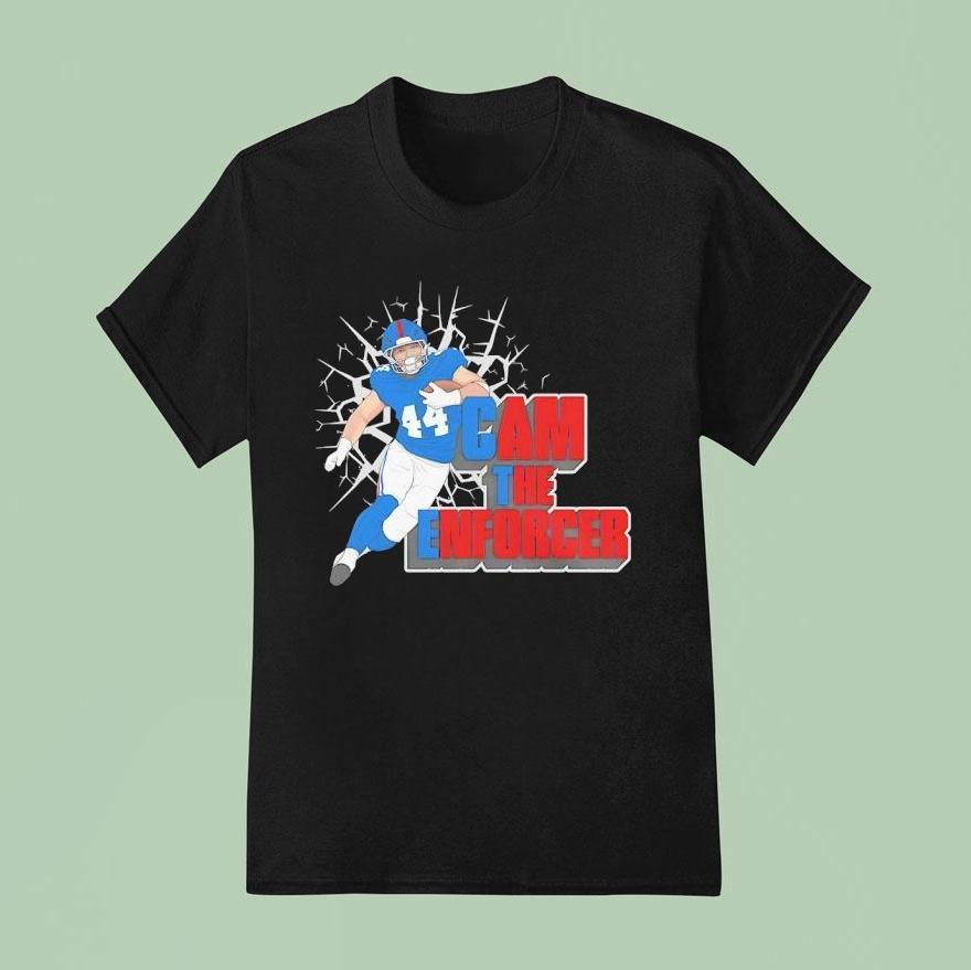 Cameron Skattebo The Enforcer New York Giants Shirt
