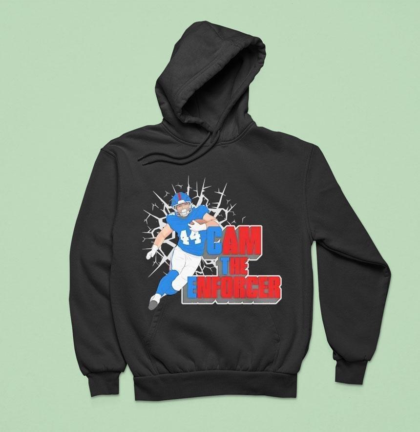 Cameron Skattebo The Enforcer New York Giants Shirt Cameron Skattebo The Enforcer New York Giants Shirt