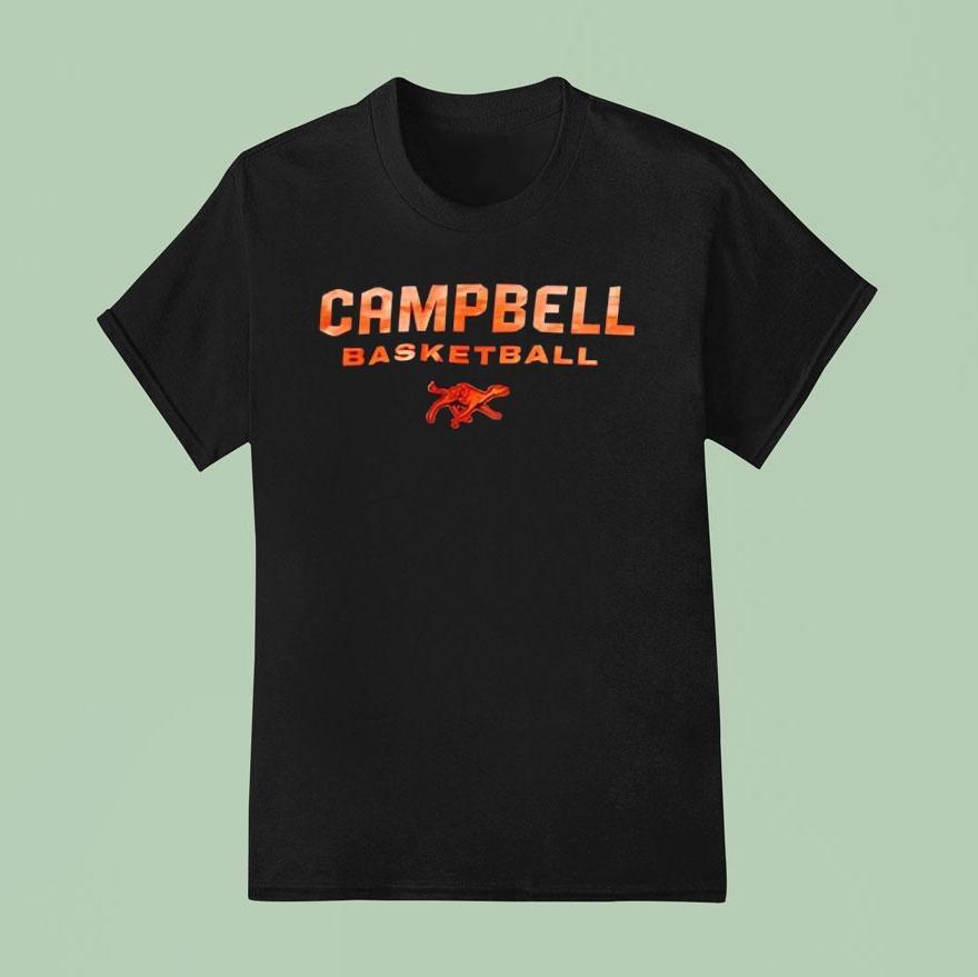 Campbell Basketball Logo Shirt