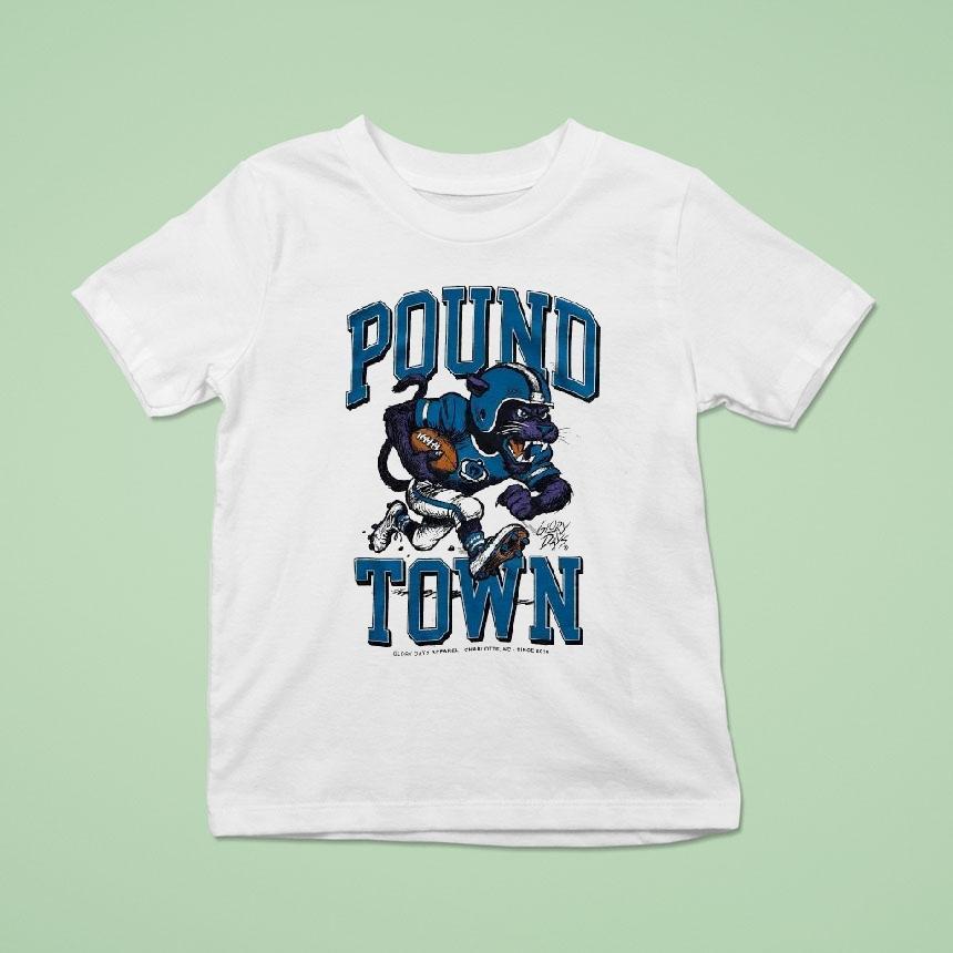 Carolina Panthers Pound Town Glory Days Mascot Shirt
