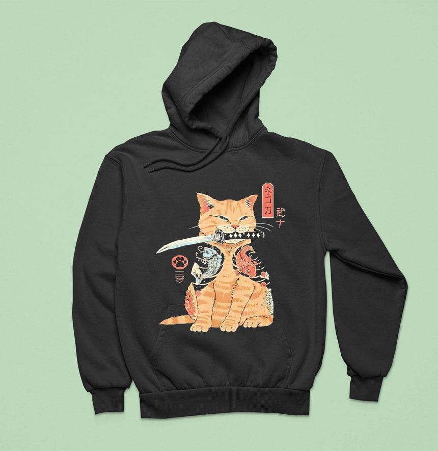 Cats Japanese Samurai Ninja Cat Kawaii Tattoo Shirt Cats Japanese Samurai Ninja Cat Kawaii Tattoo Shirt