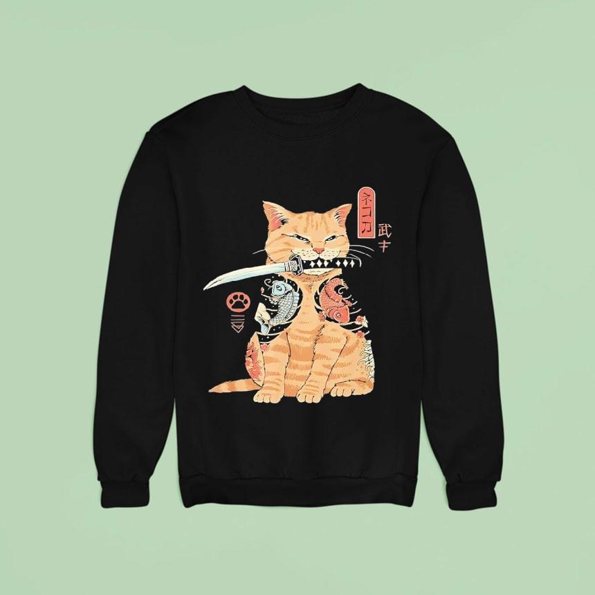 Cats Japanese Samurai Ninja Cat Kawaii Tattoo Shirt Cats Japanese Samurai Ninja Cat Kawaii Tattoo Shirt