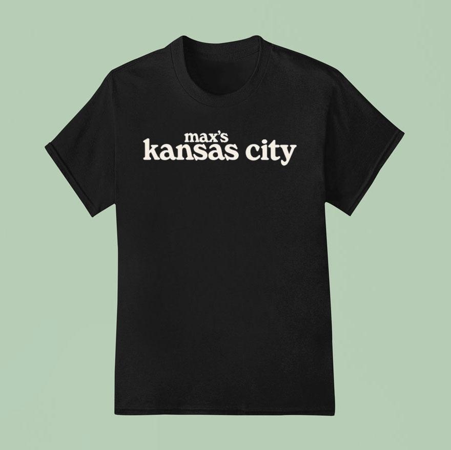 Charli Xcx Wearing Max’s Kansas City Shirt