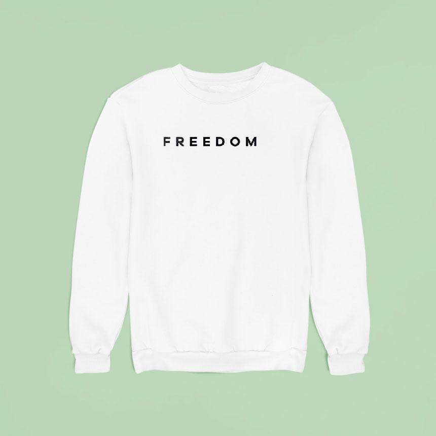 Charlie Kirk Freedom Live Free Text Shirt Charlie Kirk Freedom Live Free Text Shirt
