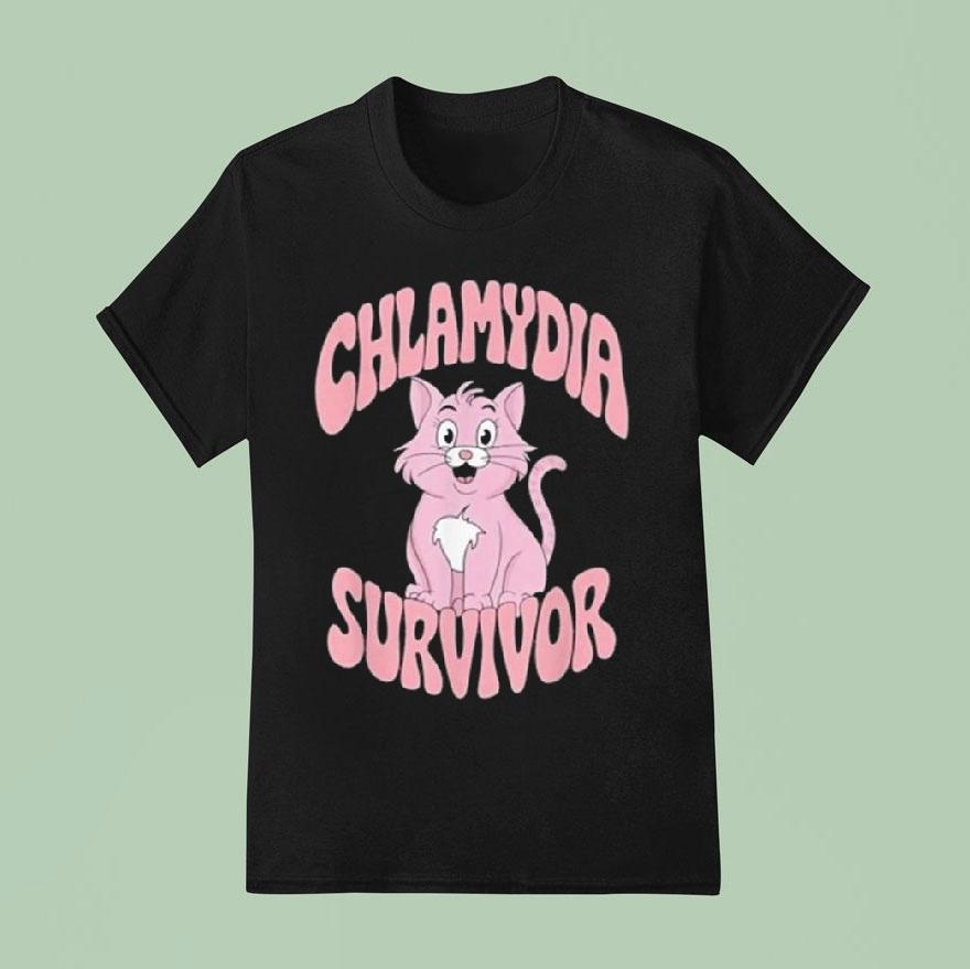 Chlamydia Survivor Cat Shirt