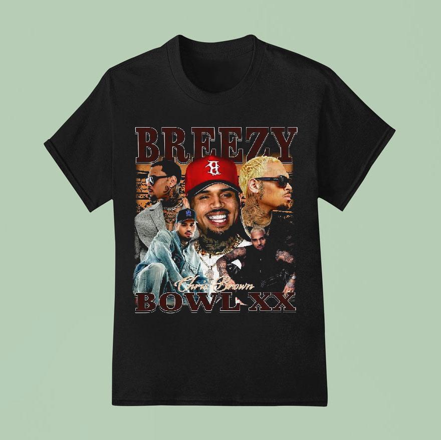 Chris Brown Breezy Bowl Xx Tour 2025 Shirt