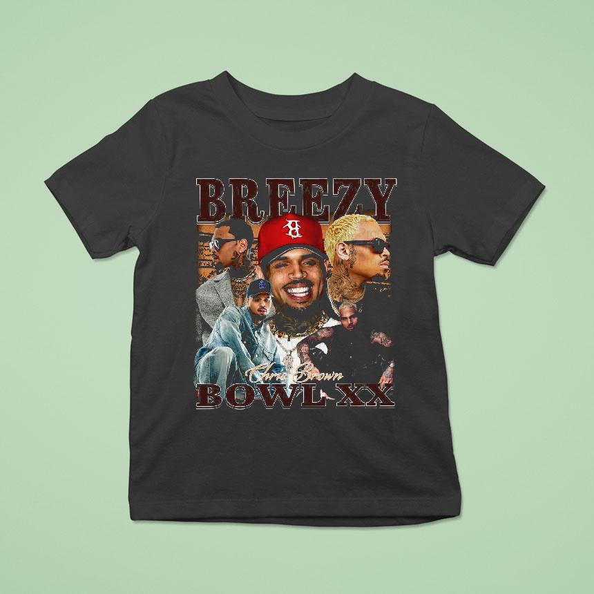 Chris Brown Breezy Bowl Xx Tour 2025 Shirt