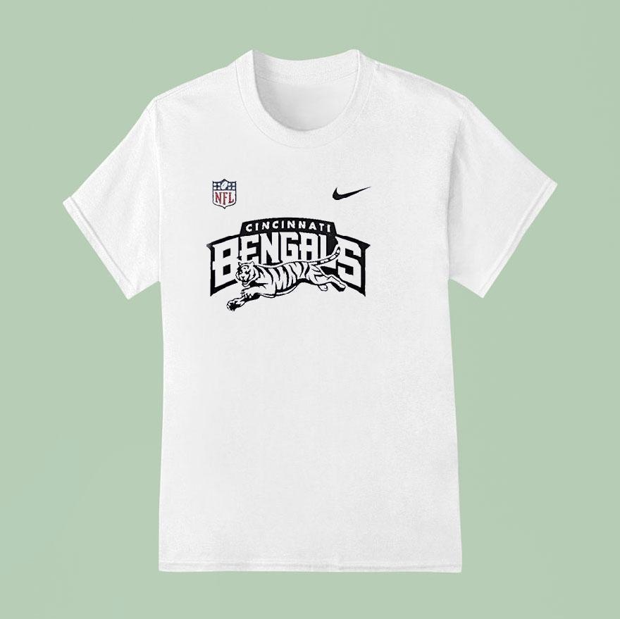 Cincinnati Bengals White Bengals Head Shirt