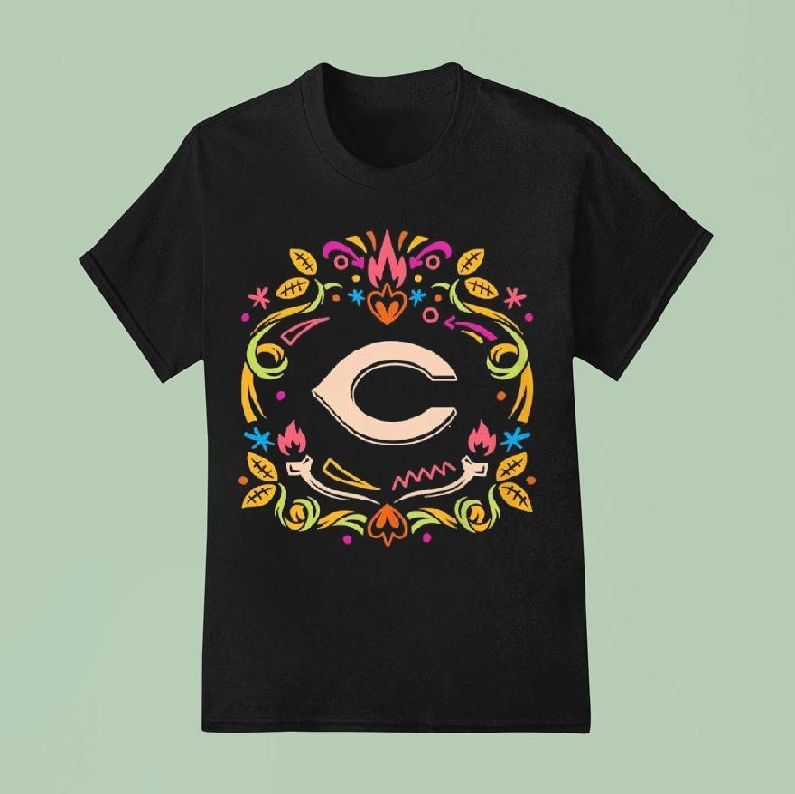 Cincinnati Reds Da De Los Muertos Shirt