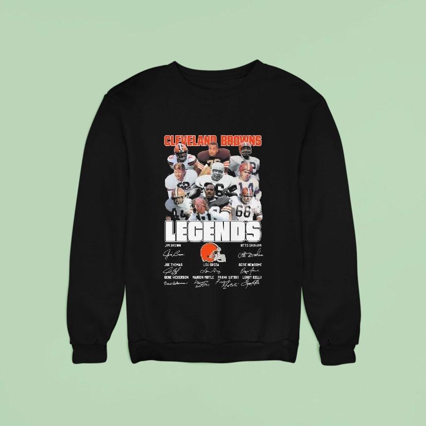 Cleveland Browns Legends Players Signatures 2025 Shirt Cleveland Browns Legends Players Signatures 2025 Shirt