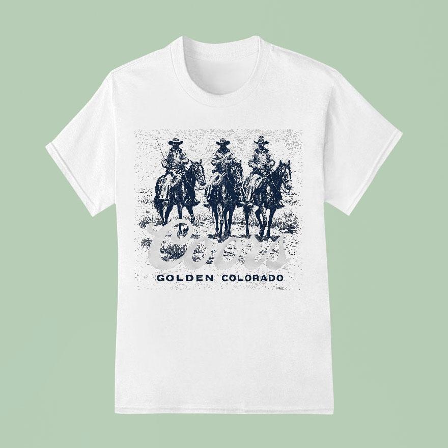 Coors Golden Colorado Ranch Cowboys Beer Shirt