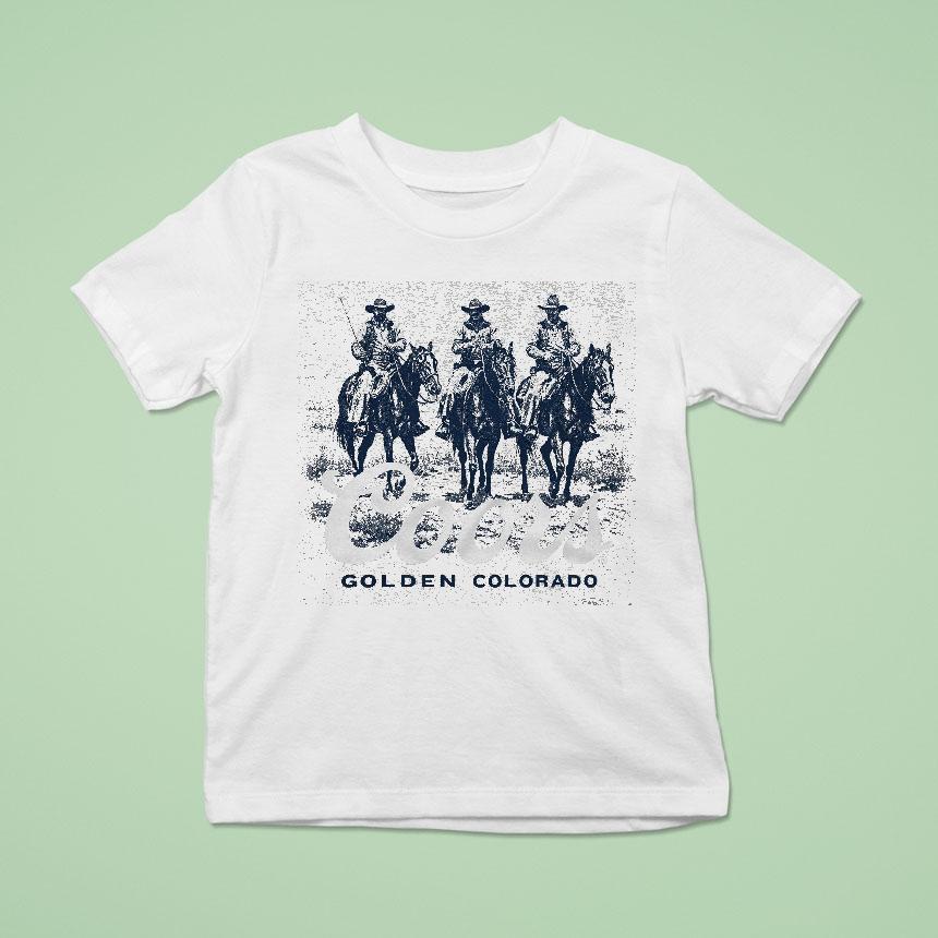 Coors Golden Colorado Ranch Cowboys Beer Shirt