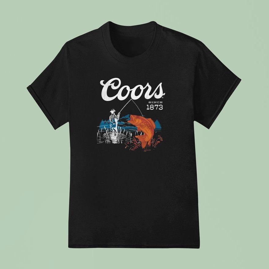 Coors Since 1873 Bass Fishing Shirt