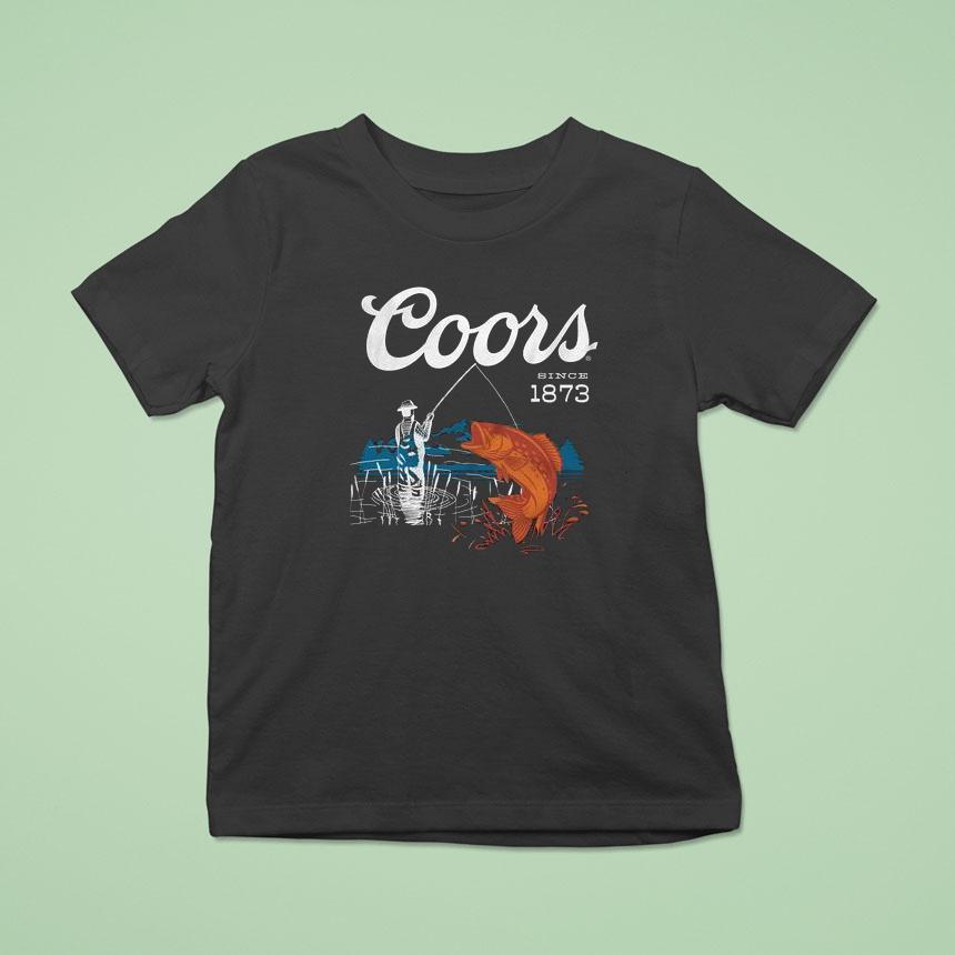 Coors Since 1873 Bass Fishing Shirt