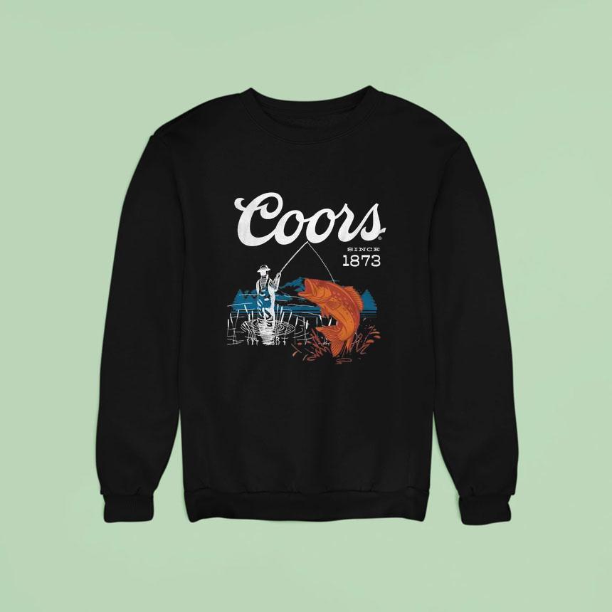 Coors Since 1873 Bass Fishing Shirt Coors Since 1873 Bass Fishing Shirt