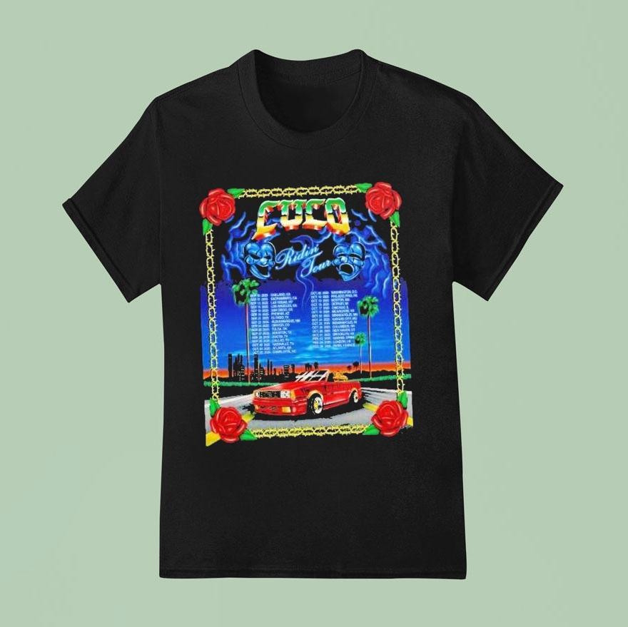 Cuco Ridin Tour 2025 Dates Shirt