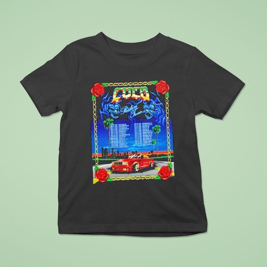 Cuco Ridin Tour 2025 Dates Shirt