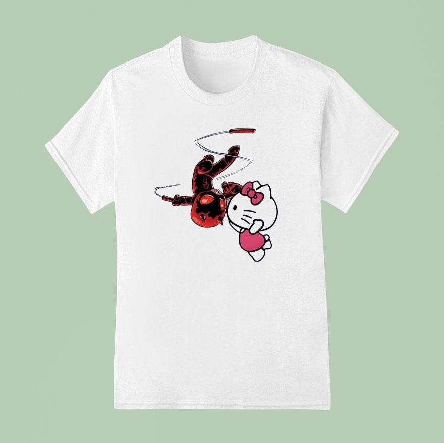 Daredevil Hello Kitty Kissing Shirt