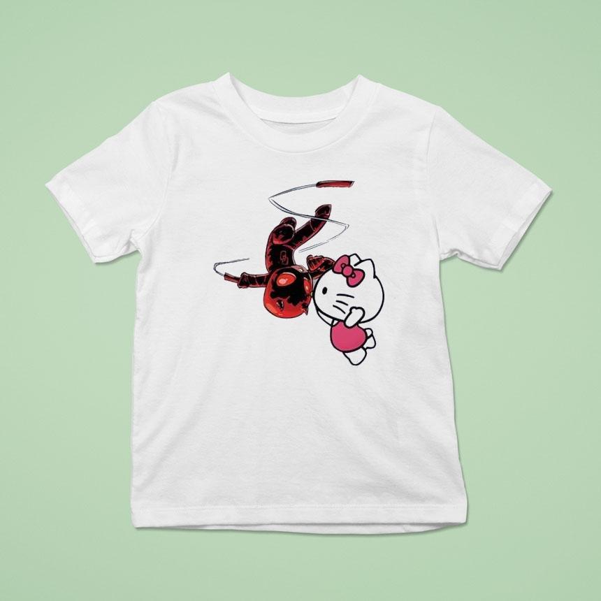 Daredevil Hello Kitty Kissing Shirt