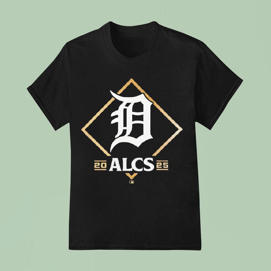 Detroit Tigers 2025 American League Division Series Champions Locker Room Shirt