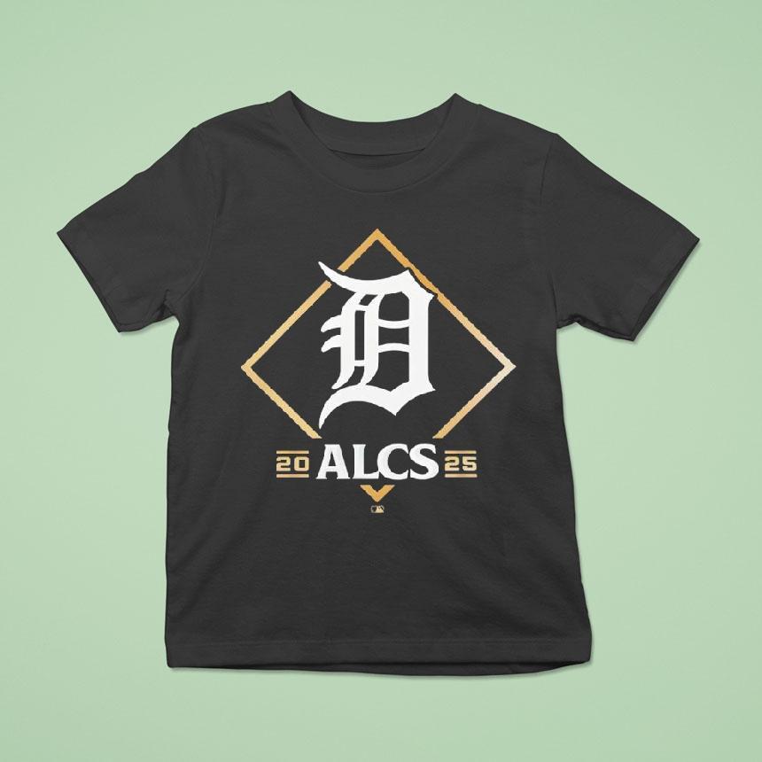 Detroit Tigers 2025 American League Division Series Champions Locker Room Shirt