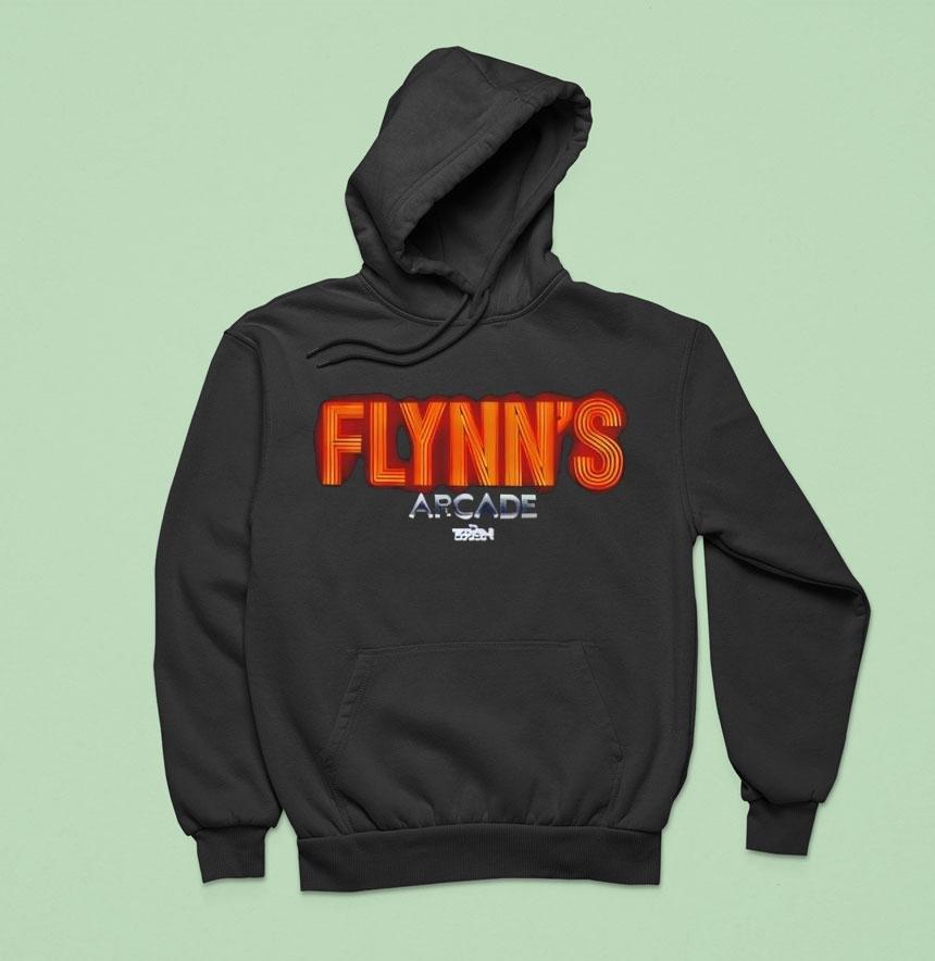 Disney Tron Flynn's Arcade Neon Logo Shirt Disney Tron Flynn's Arcade Neon Logo Shirt