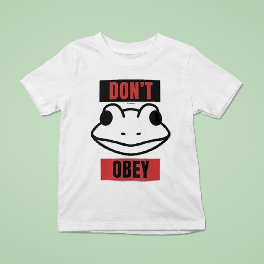 Don’t Obey Portland Frog Resistance Shirt