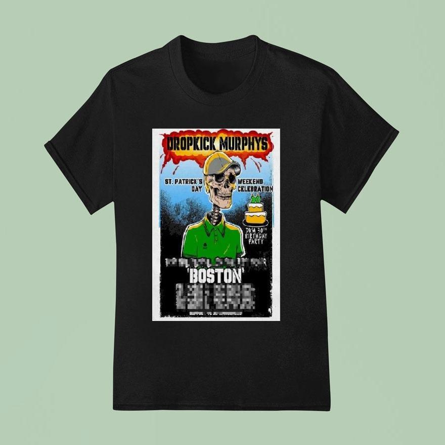 Dropkick Murphys Boston 2025 Shirt