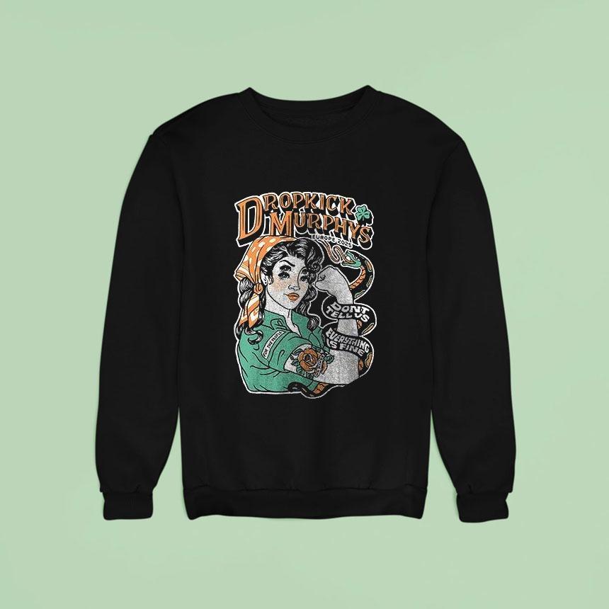 Dropkick Murphys Europe Fall 2025 Don't Tell Us Everything Is Fine Cities Strong Women Art Shirt Dropkick Murphys Europe Fall 2025 Don't Tell Us Everything Is Fine Cities Strong Women Art Shirt