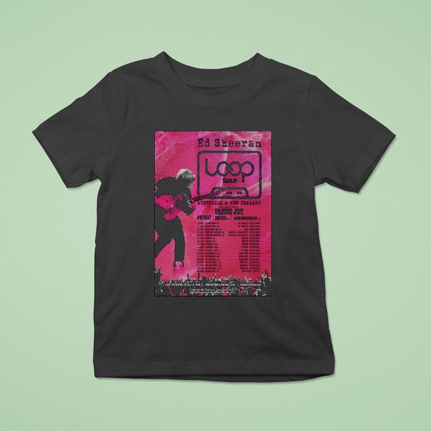 Ed Sheeran 2026 Australia And New Zealand Tour Shirt