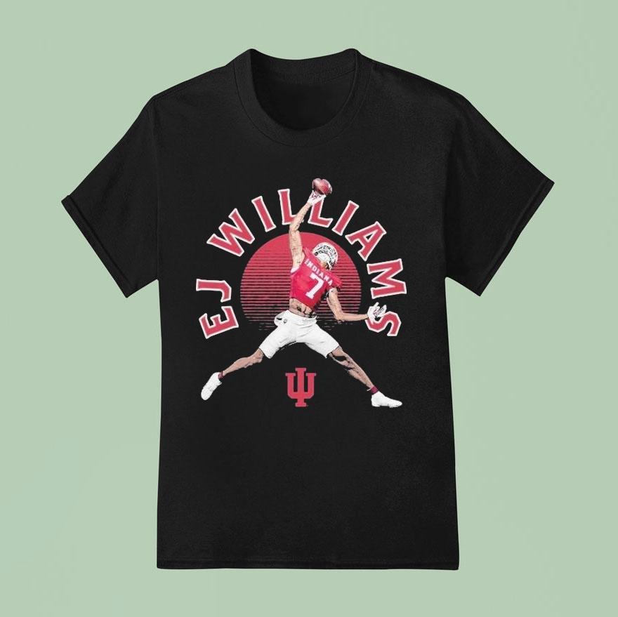 Ej Williams Indiana Hoosiers Illustrated Player Shirt
